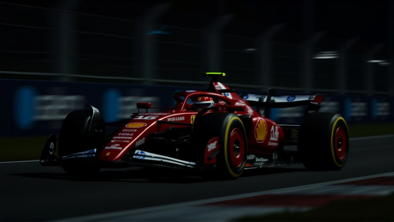 Leclerc Tops FP1 in Las Vegas as Norris and Piastri Disqualified in Race